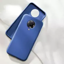 Чехол бампер для Nokia G10 Anomaly Silicone Blue (Синий)