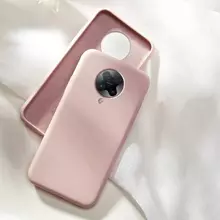 Чехол бампер для Nokia G30 Anomaly Silicone Sand Pink (Песочный Розовый)