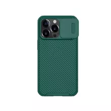 Чехол бампер для Apple iPhone 13 Pro Nillkin CamShield Pro Deep Green (Темно Зеленый)