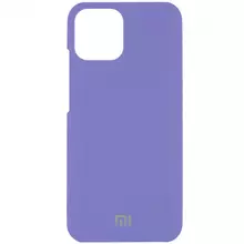 Чехол Silicone Cover Full Protective (AAA) для Xiaomi Mi 11 Lite Сиреневый / Elegant Purple
