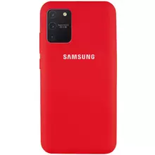 Чехол Silicone Cover Full Protective (AA) для Samsung Galaxy S10 Lite Красный / Red