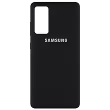 Чехол Silicone Cover Full Protective (AA) для Samsung Galaxy S20 FE Черный / Black