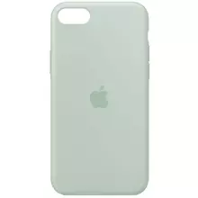 Чехол Silicone Case Full Protective (AA) для Apple iPhone SE (2020) Бирюзовый / Beryl