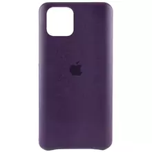 Уценка Кожаный чехол AHIMSA PU Leather Case Logo (A) для Apple iPhone 12 Pro Max (6.7"") Эстетический дефект / Фиолетовый