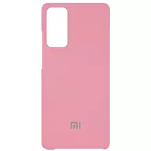 Чехол Silicone Cover (AAA) для Xiaomi Mi 10T / Mi 10T Pro Розовый / Light pink