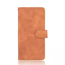 Чехол книжка для Xiaomi Redmi 10 Prime Anomaly Leather Book Brown (Коричневый)
