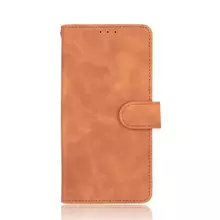 Чехол книжка для Xiaomi Redmi 10 Anomaly Leather Book Brown (Коричневый)