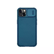 Чехол бампер для iPhone 13 Nillkin CamShield Pro Magnetic Blue (Синий) 6902048223233