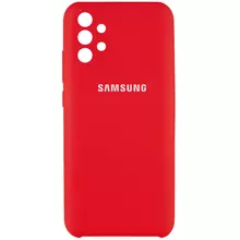 Чехол Silicone Cover Full Camera (AAA) для Samsung Galaxy A52 4G / A52 5G Красный / Red