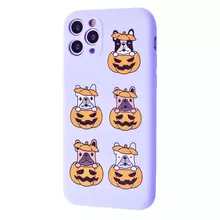 TPU чехол WAVE Fancy для Apple iPhone 11 Pro Max (6.5"") Dog in pumpkin / Light purple