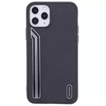 TPU чехол SHENGO Textile series для Apple iPhone 11 Pro (5.8"") Черный