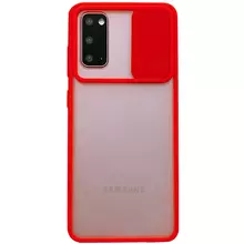 Чехол Camshield mate TPU со шторкой для камеры для Samsung Galaxy S20 Красный