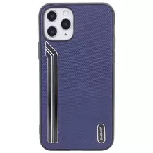 TPU чехол SHENGO Textile series для Apple iPhone 11 Pro (5.8"") Синий