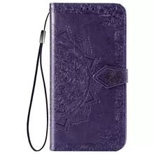 Кожаный чехол (книжка) Art Case с визитницей для Samsung Galaxy M31 Фиолетовый