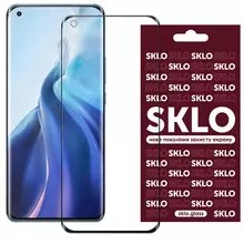 Защитное стекло SKLO 3D (full glue) для Xiaomi Mi 11 Lite Черный
