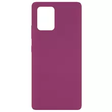 Чехол Silicone Cover Full without Logo (A) для Samsung Galaxy S10 Lite Бордовый / Marsala