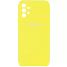 Чехол Silicone Cover Full Camera (AAA) для Samsung Galaxy A52 4G / A52 5G Желтый / Bright Yellow