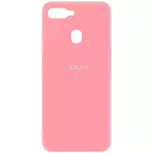 Чехол Silicone Cover My Color Full Protective (A) для Oppo A5s / Oppo A12 Розовый / Pink