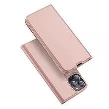 Чехол книжка для iPhone 13 Pro Max Dux Ducis Skin Pro Rose Gold (Розовое золото)