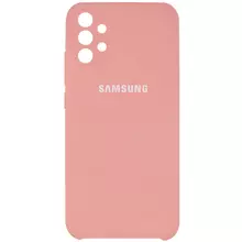 Чехол Silicone Cover Full Camera (AAA) для Samsung Galaxy A52 4G / A52 5G Розовый / Pink