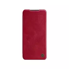 Чехол книжка для Xiaomi Redmi 10 Prime Nillkin Qin Red (Красный)