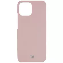 Чехол Silicone Cover Full Protective (AAA) для Xiaomi Mi 11 Lite Розовый / Pink Sand