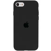 Чехол Silicone Case Full Protective (AA) для Apple iPhone SE (2020) Серый / Dark Grey