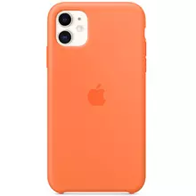 Чехол Silicone case (AAA) для Apple iPhone 11 (6.1"") Оранжевый / Vitamin C