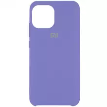 Чехол Silicone Cover (AAA) для Xiaomi Mi 11 Сиреневый / Elegant Purple
