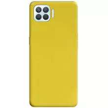 Силиконовый чехол Candy для Oppo A93 Желтый