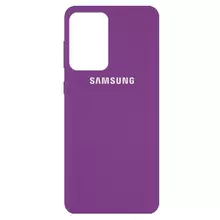 Чехол Silicone Cover Full Protective (AA) для Samsung Galaxy A52 4G / A52 5G Фиолетовый / Grape