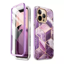 Чехол бампер для iPhone 13 Pro i-Blason Cosmo Marble Purple (Мрамор Фиолетовый) 843439114203