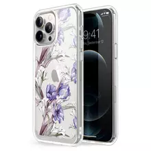 Чехол бампер для iPhone 13 Pro Max i-Blason Halo Bouquet Purple (Фиолетовый Букет) 843439115019