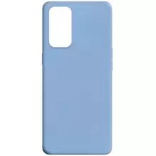 Силиконовый чехол Candy для Oppo Reno 5 4G Голубой / Lilac Blue