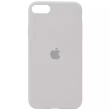 Чехол Silicone Case Full Protective (AA) для Apple iPhone SE (2020) Серый / Stone