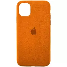 Чехол ALCANTARA Case Full для Apple iPhone 11 (6.1"") Оранжевый