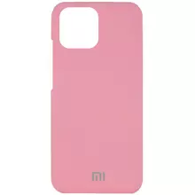 Чехол Silicone Cover Full Protective (AAA) для Xiaomi Mi 11 Lite Розовый / Light pink