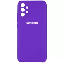 Чехол Silicone Cover Full Camera (AAA) для Samsung Galaxy A52 4G / A52 5G Фиолетовый / Violet