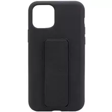 Чехол Silicone Case Hand Holder для Apple iPhone 11 (6.1"") Черный / Black