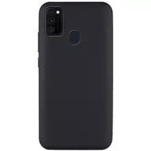 Чехол Silicone Cover Full without Logo (A) для Samsung Galaxy M30s / M21 Черный / Black