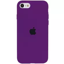 Чехол Silicone Case Full Protective (AA) для Apple iPhone SE (2020) Фиолетовый / Ultra Violet