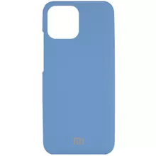 Чехол Silicone Cover Full Protective (AAA) для Xiaomi Mi 11 Lite Синий / Denim Blue