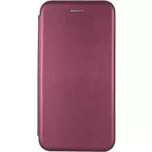 Кожаный чехол (книжка) Classy для Samsung Galaxy M31 Бордовый