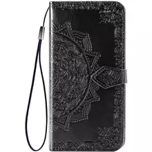 Кожаный чехол (книжка) Art Case с визитницей для Samsung Galaxy M31s Черный