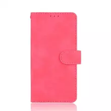 Чехол книжка для Xiaomi 11T / Xiaomi 11T Pro Anomaly Leather Book Red-Pink (Красно-Розовый)