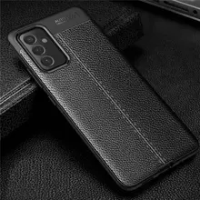 Чехол бампер для Samsung Galaxy M52 Anomaly Leather Fit Black (Черный)