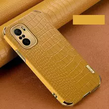 Чехол бампер для Xiaomi Poco F3 Anomaly X-Case Yellow (Желтый)