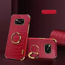 Чехол бампер для Xiaomi Poco X3 NFC Anomaly X-Case Ring Holder Red (Красный)