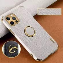 Чехол бампер для iPhone 13 Pro Anomaly X-Case Ring Holder White (Белый)