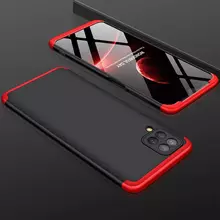 Чехол бампер для Samsung Galaxy M62 GKK Dual Armor Black / Red (Черный / Красный)